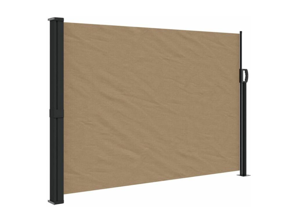 Tucasago Toldo lateral retráctil gris taupe 140x300 cm Gris Topo