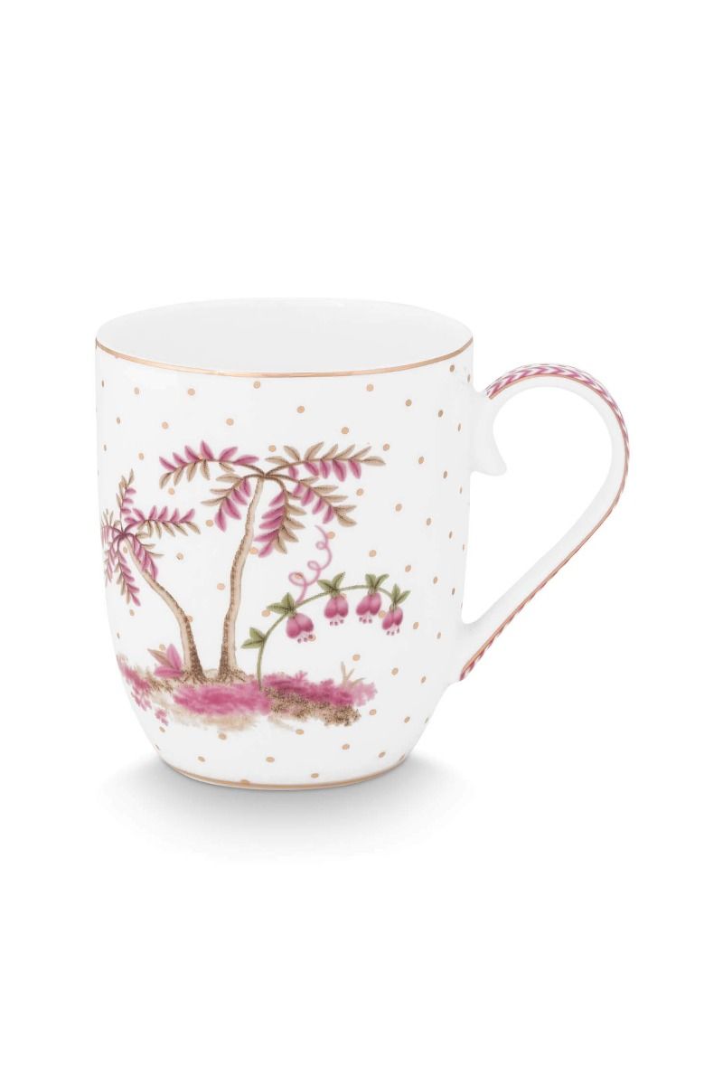 Mug Small Jolie Dots Gold Pink