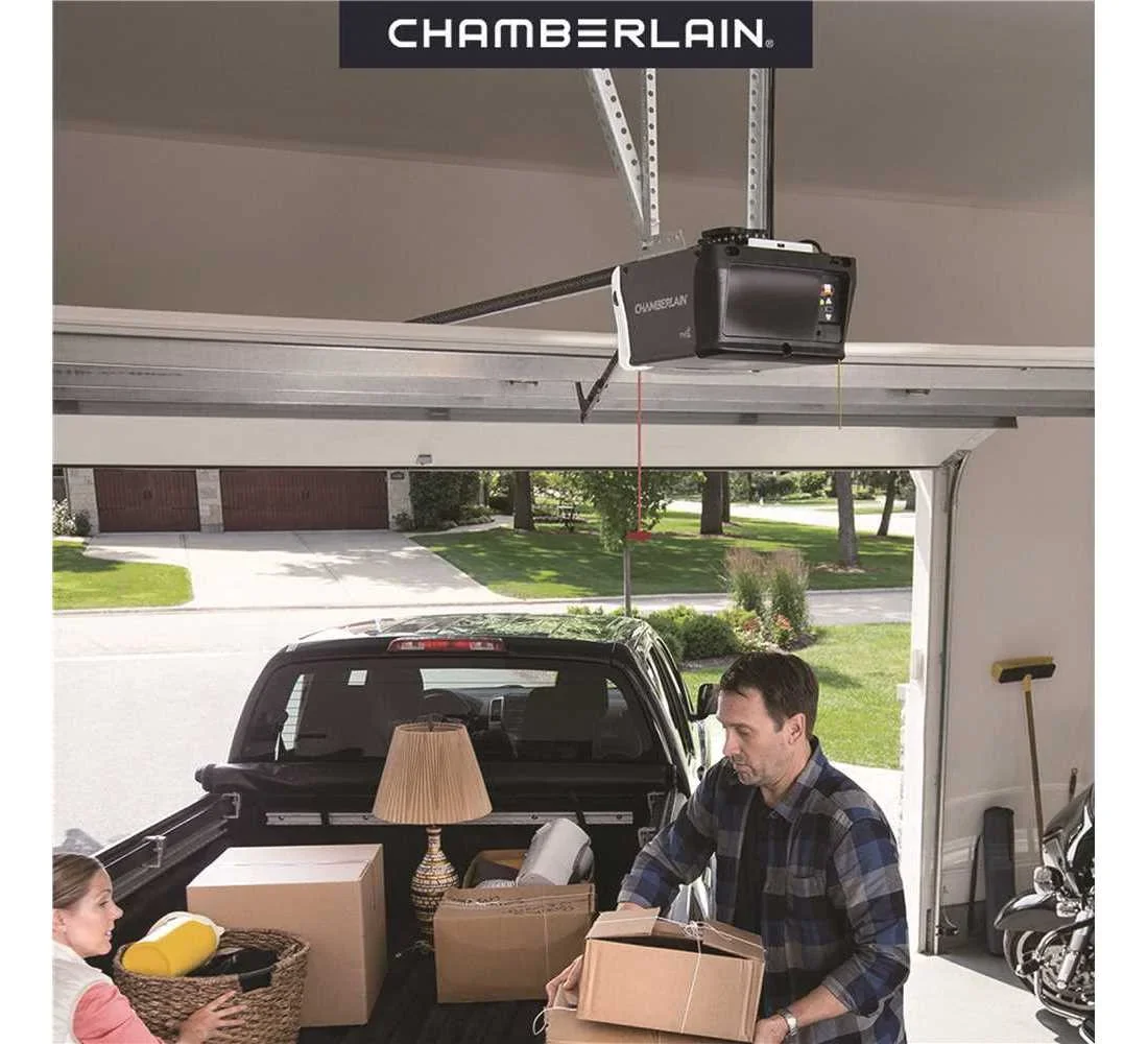 Chamberlain 0.5 HP Chain Drive Smart Garage Door Opener With 7 ft Rail - C2212T - Image 5 Chamberlain 0.5 HP Chain Drive Smart Garage Door Opener With 7 ft Rail - C2212T - Image 5