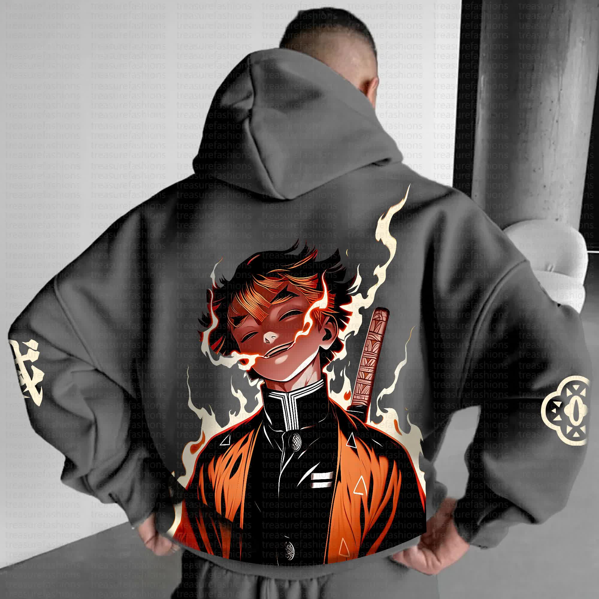 Unisex “Comicssoul” Anime Graphic Streetwear Vintage Hoodie