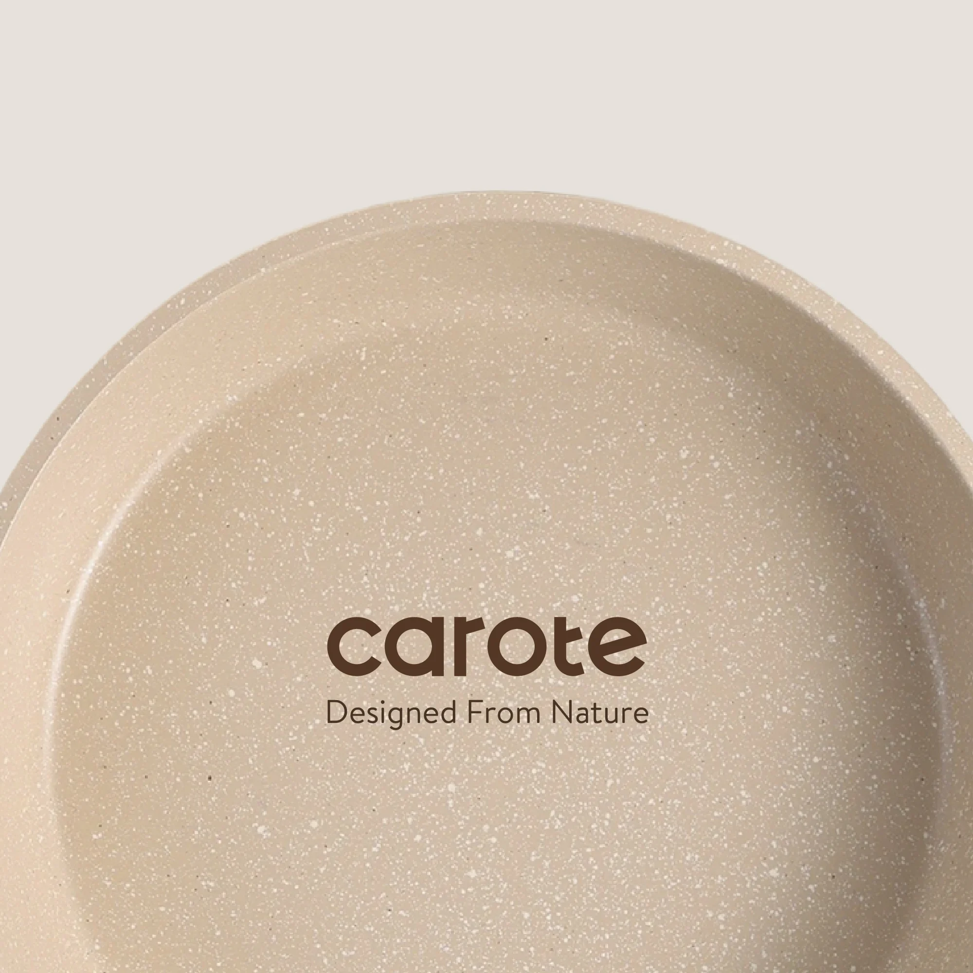 Carote 13 Pcs Nonstick Cookware Sets, Non Stick Pots and Pans Set, Induction Cookware, Taupe - Image 6