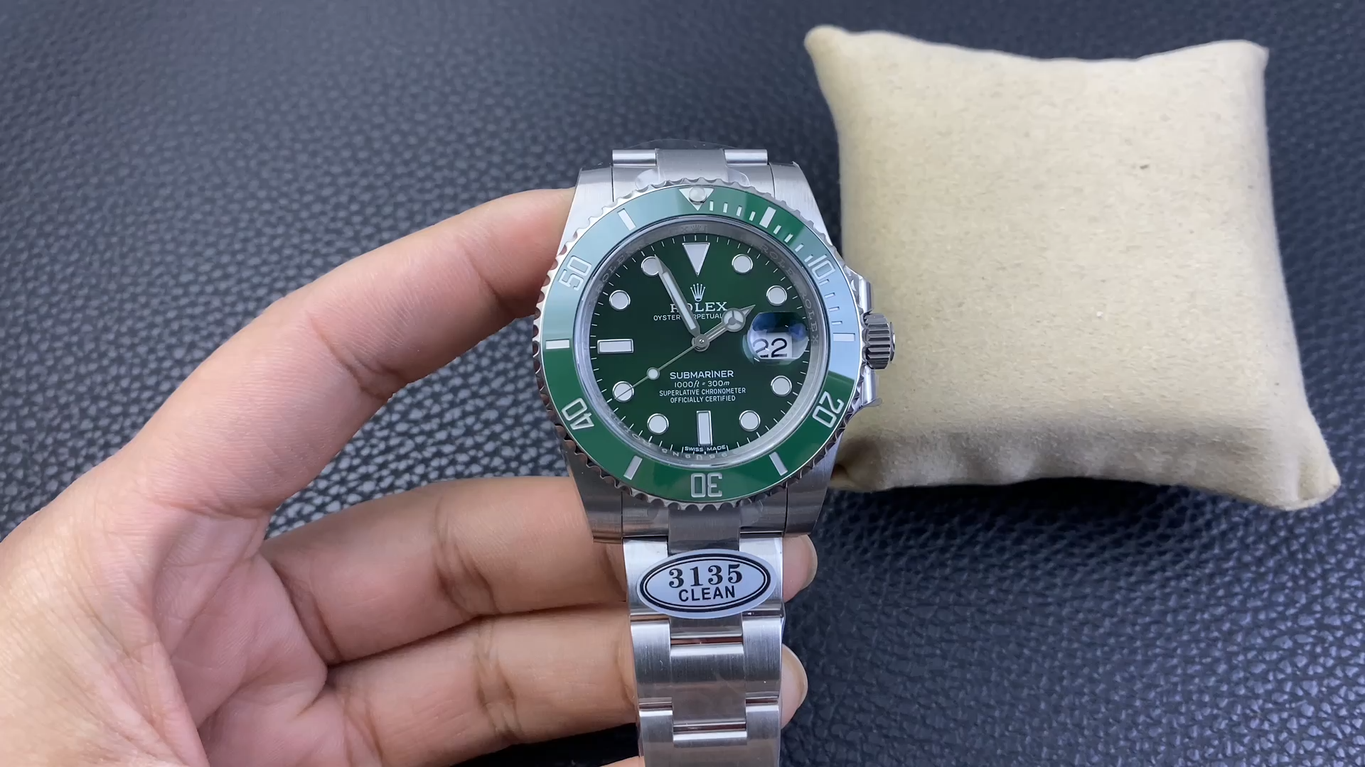 Rolex Submariner Date 116610LV Stainless Steel Oyster 40MM Green Dial Mens Replica Watch