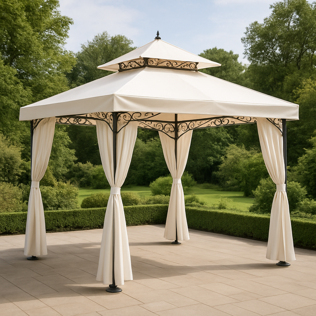 Cenadores 300x300x290 cm crema iLstJbZ416lV