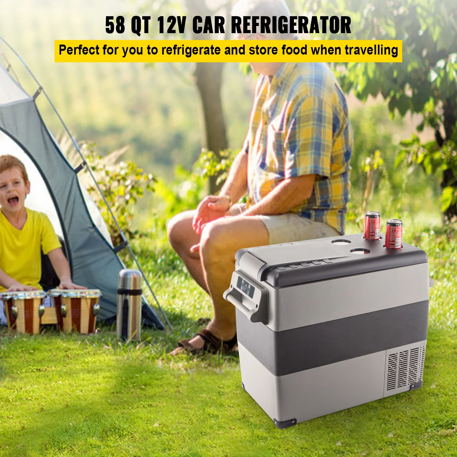 BENTISM 22L Portable Car Refrigerator, 23 Quart RV Fridge, 12/24V DC & 110-240V AC Vehicle Car Truck Boat Mini Electric Cooler for Driving Travel Fishing Outdoor and Home Use - Image 24