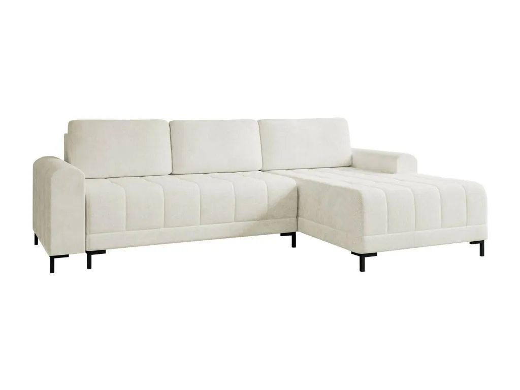 Sofá rinconero Lluesmahome 100 Blanco Función de descanso Caja de ropa de cama 258cm 09411SELA