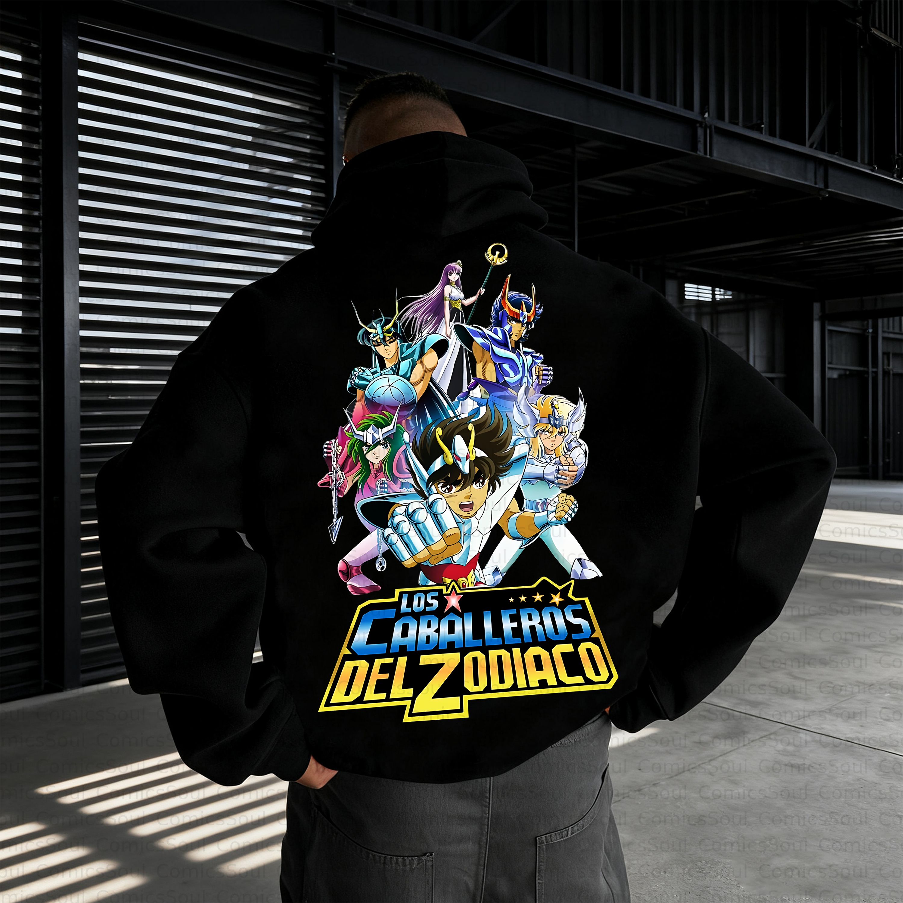 Unisex Anime Inspired Vintage Plush Hoodie