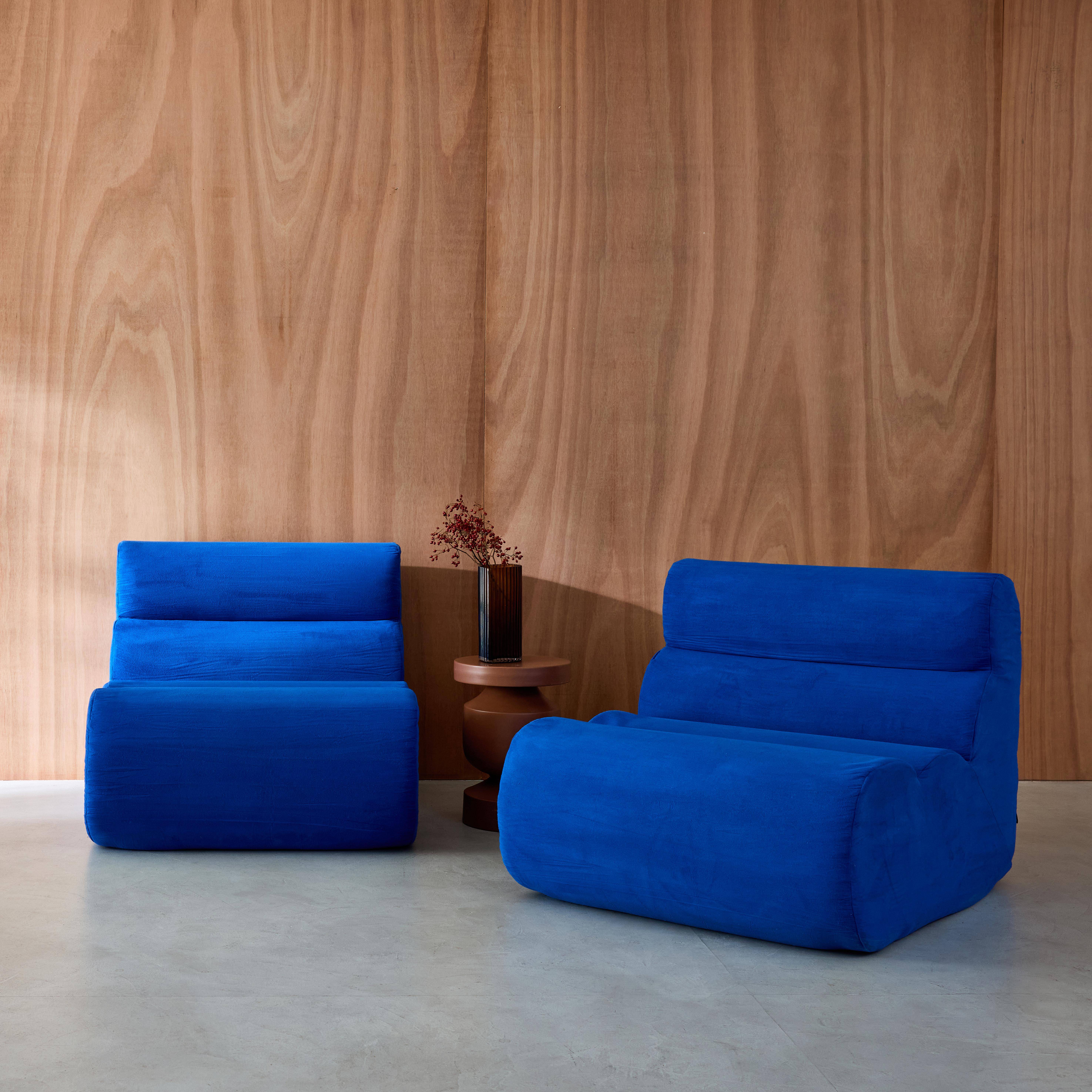 Nova tejido - Sofá modular en tela simple, 2 plazas