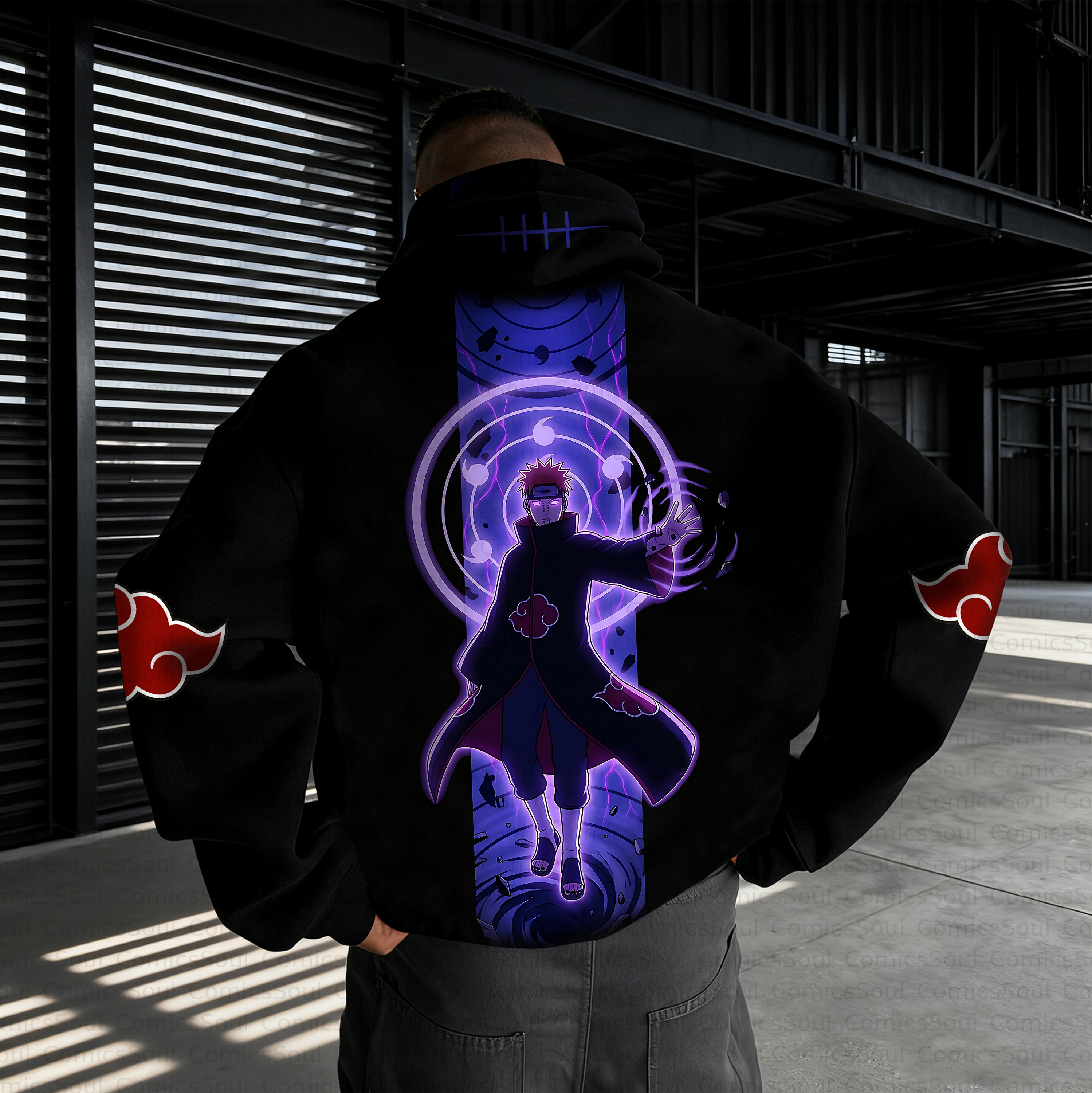 Unisex Anime Inspired Vintage Plush Hoodie
