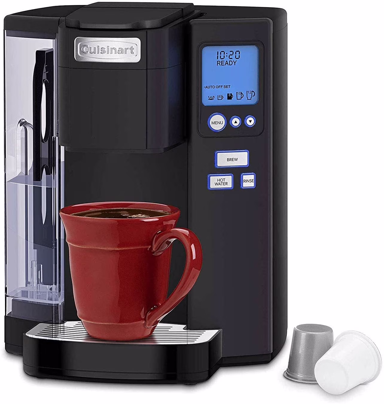 Cuisinart Premium Single Serve Brewer + Hot Water Coffee - Maker Combo