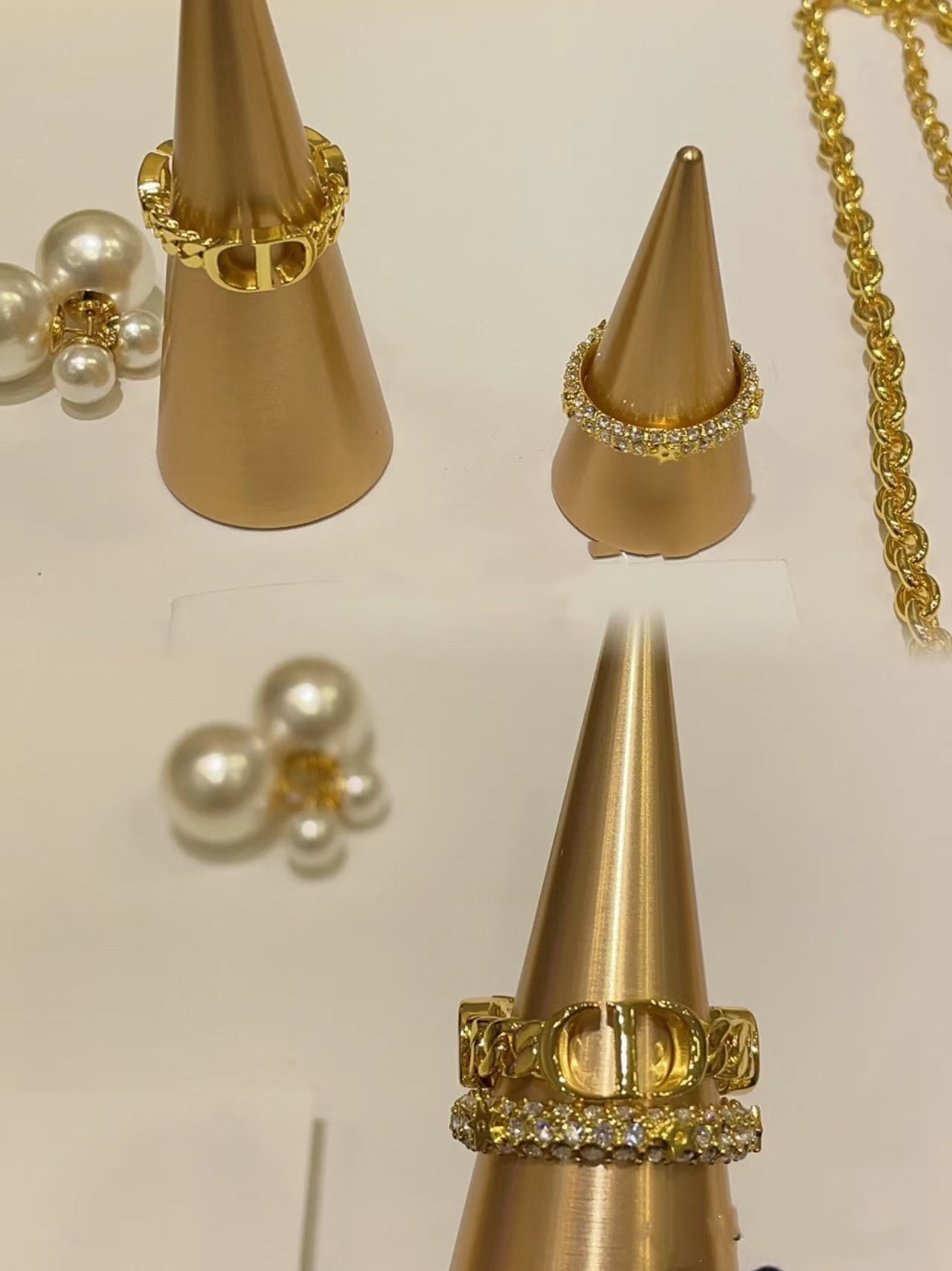 Dior CD Star Stacking Rings - 2 Pieces - Original Replica Club