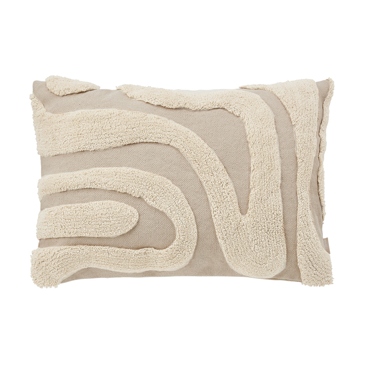 Blokker Wave Sierkussen 40 x 60 cm - Beige