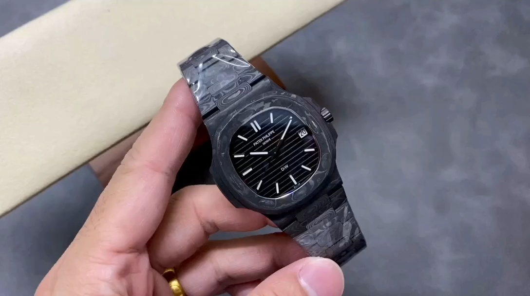 Patek Philippe Nautilus Carbon Fiber Case Black Dial 5711 40MM Watch