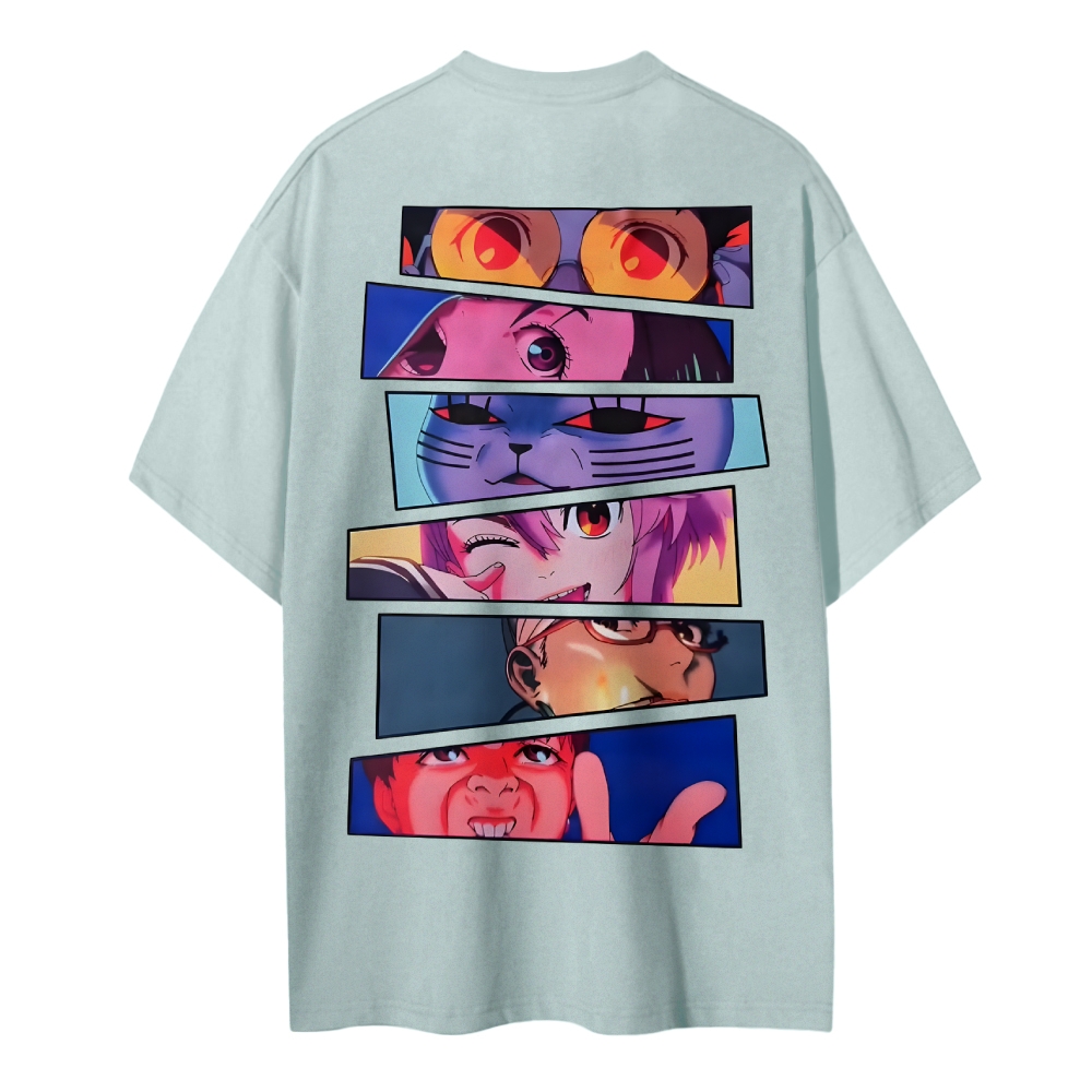 DANDADAN Cotton Unisex Round Neck Anime T-shirt TeeThreads Sustain the Scene with Custom Apparel