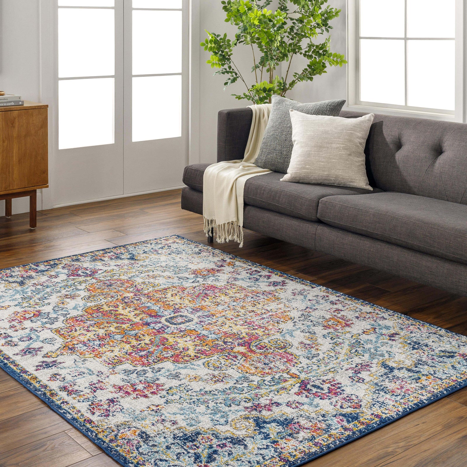 Blokker Ravari Vloerkleed 160 x 220 cm - Turquoise
