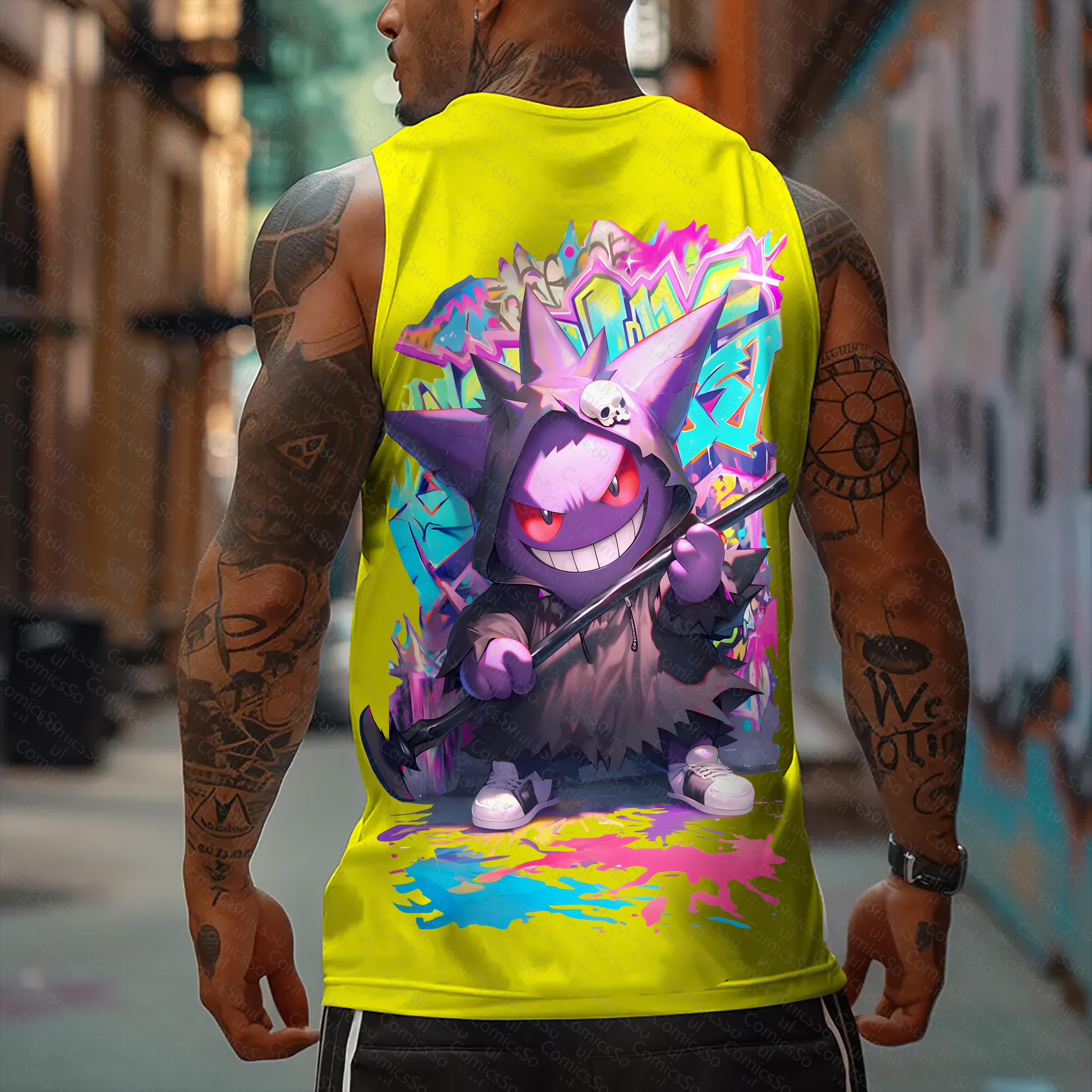 Unisex  “Comicssoul” Casual Anime  Tank Top