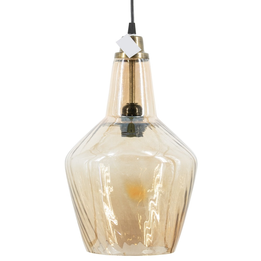 Hanglamp Eetkamer Woonkamer Slaapkamer - Vintage - Goud - 33 cm