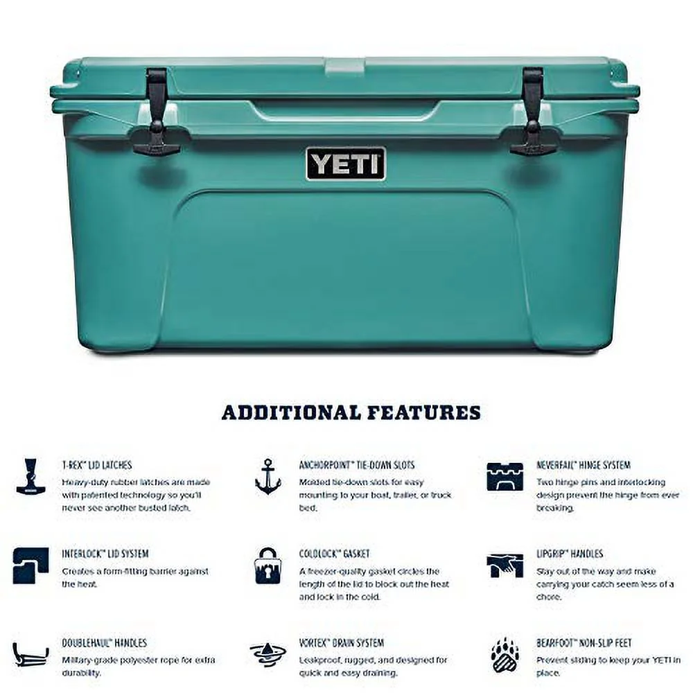 YETI Tundra 65 Cooler, Aquifer Blue - Image 6
