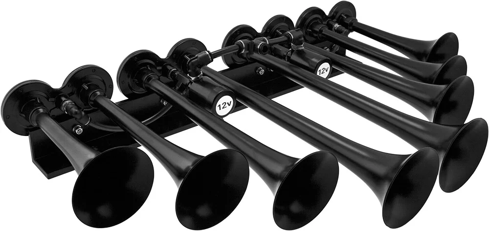 Vixen Horns OCTOPOD Train Horn Kit for Trucks/Car/Semi. Complete Onboard System- 200psi Air Compressor, 3 Gallon Tank, 8 Trumpets. Super Loud dB. Fits Vehicles like Pickup/Jeep/RV 12v VXO8330/8124XC - Image 13
