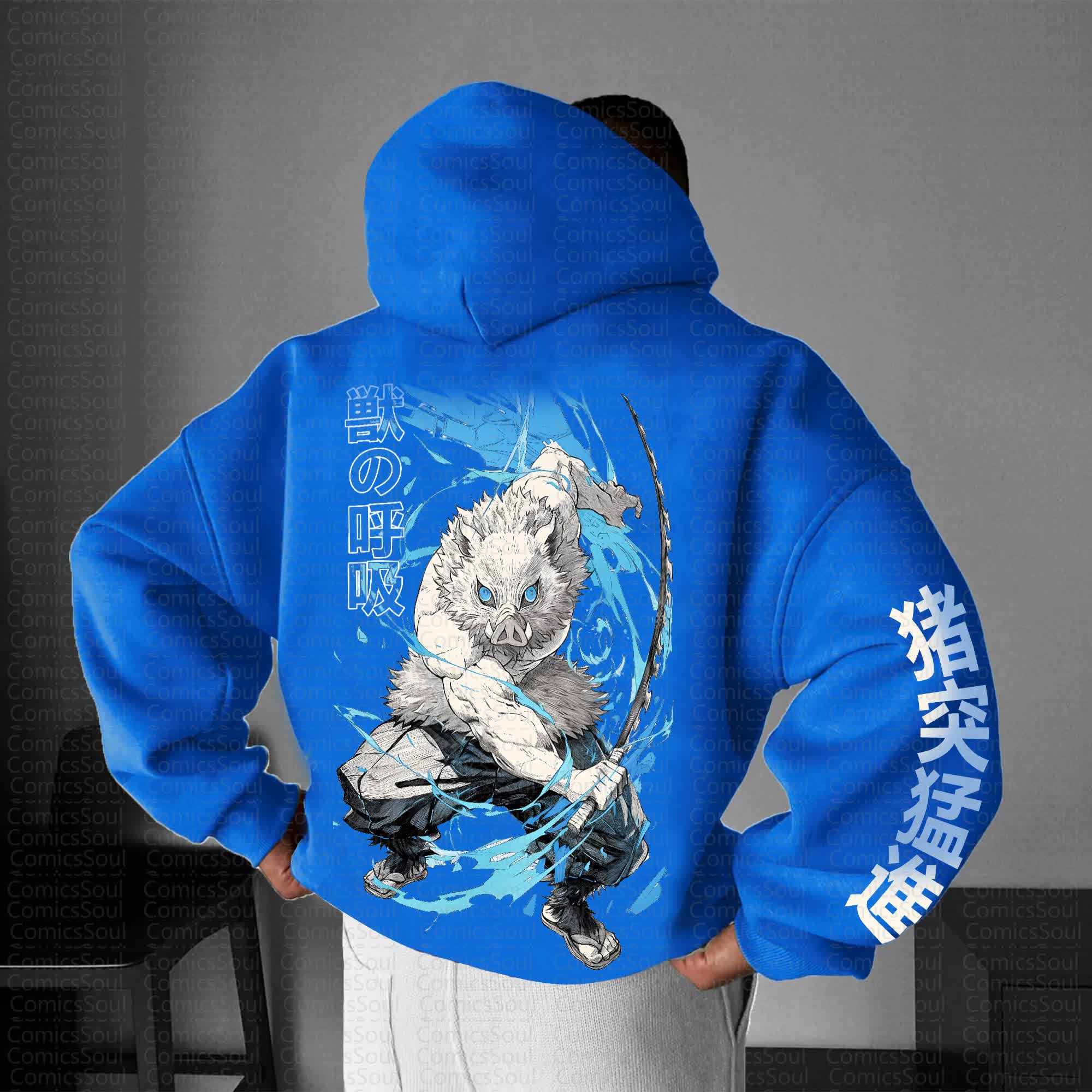 Unisex Anime Graphic Streetwear Vintage Hoodie丨Comicssoul