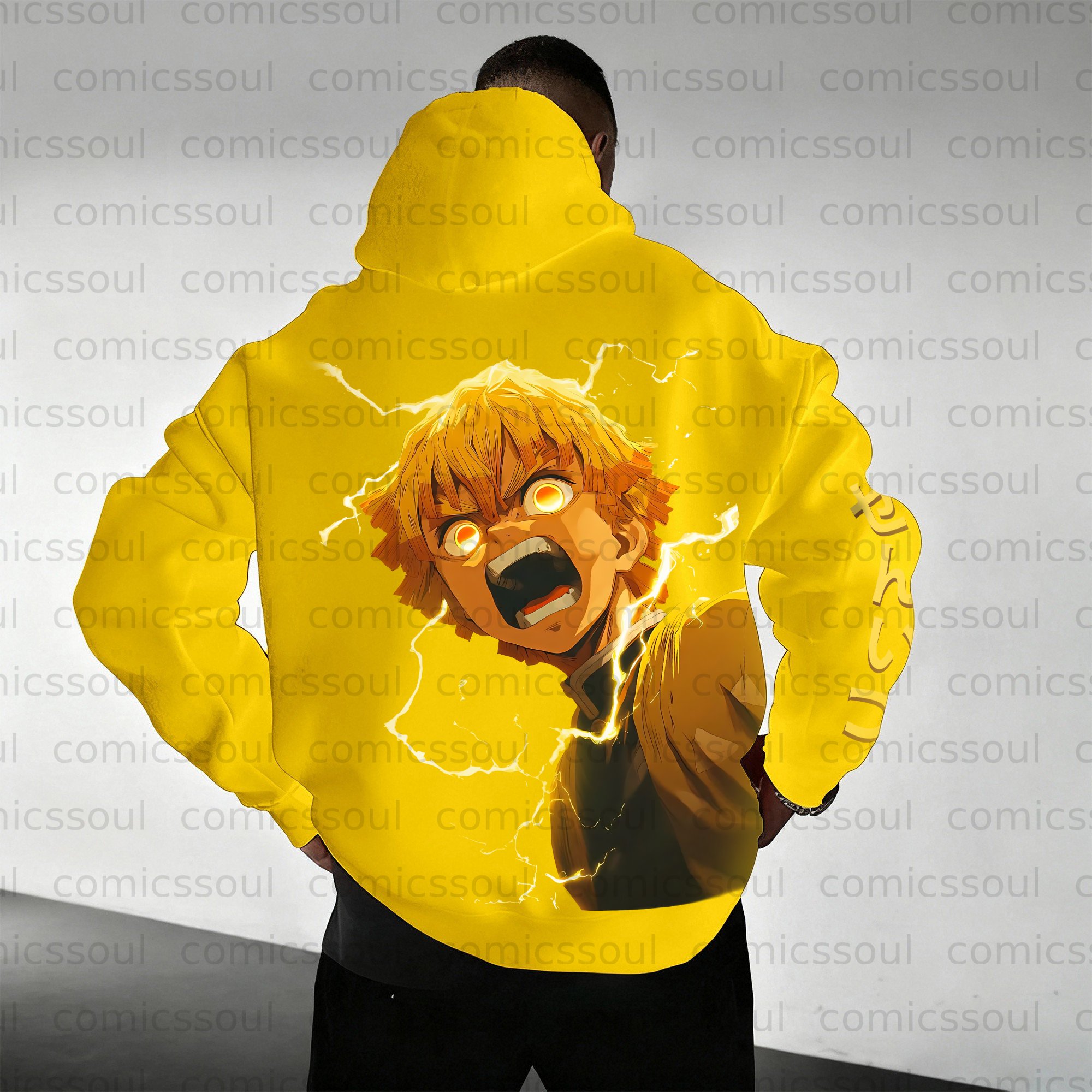 Unisex Anime Graphic Streetwear Vintage Hoodie
