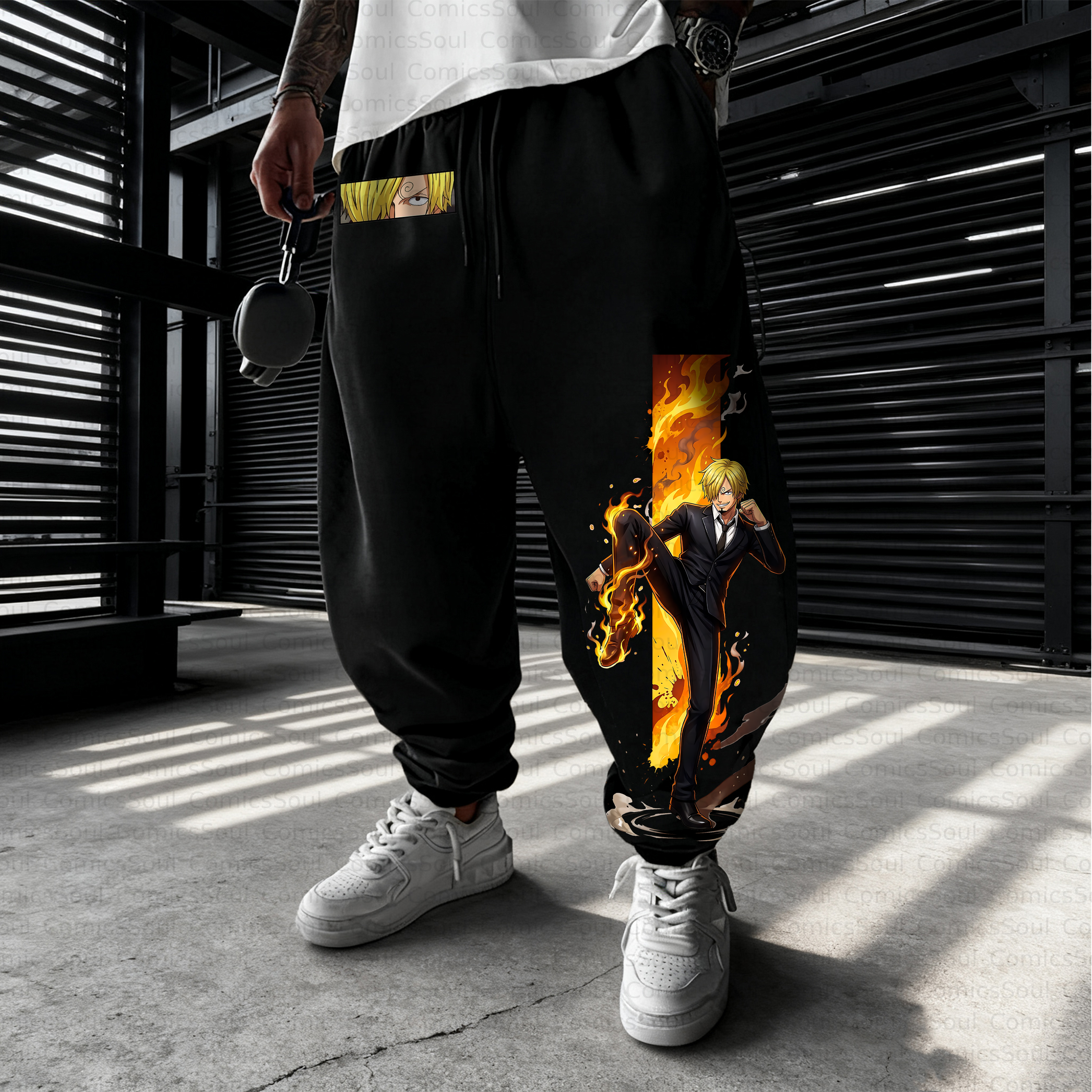 Unisex Casual Anime Streetwear Pant