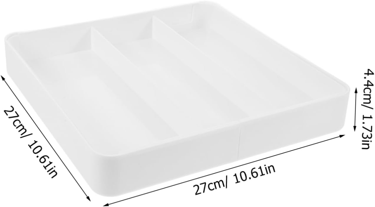 GLEAVI Elegant Cutlery Tray Silverware Drawer Organizer Expandable for Kitchen Utensil Holder Japanese Style Versatile