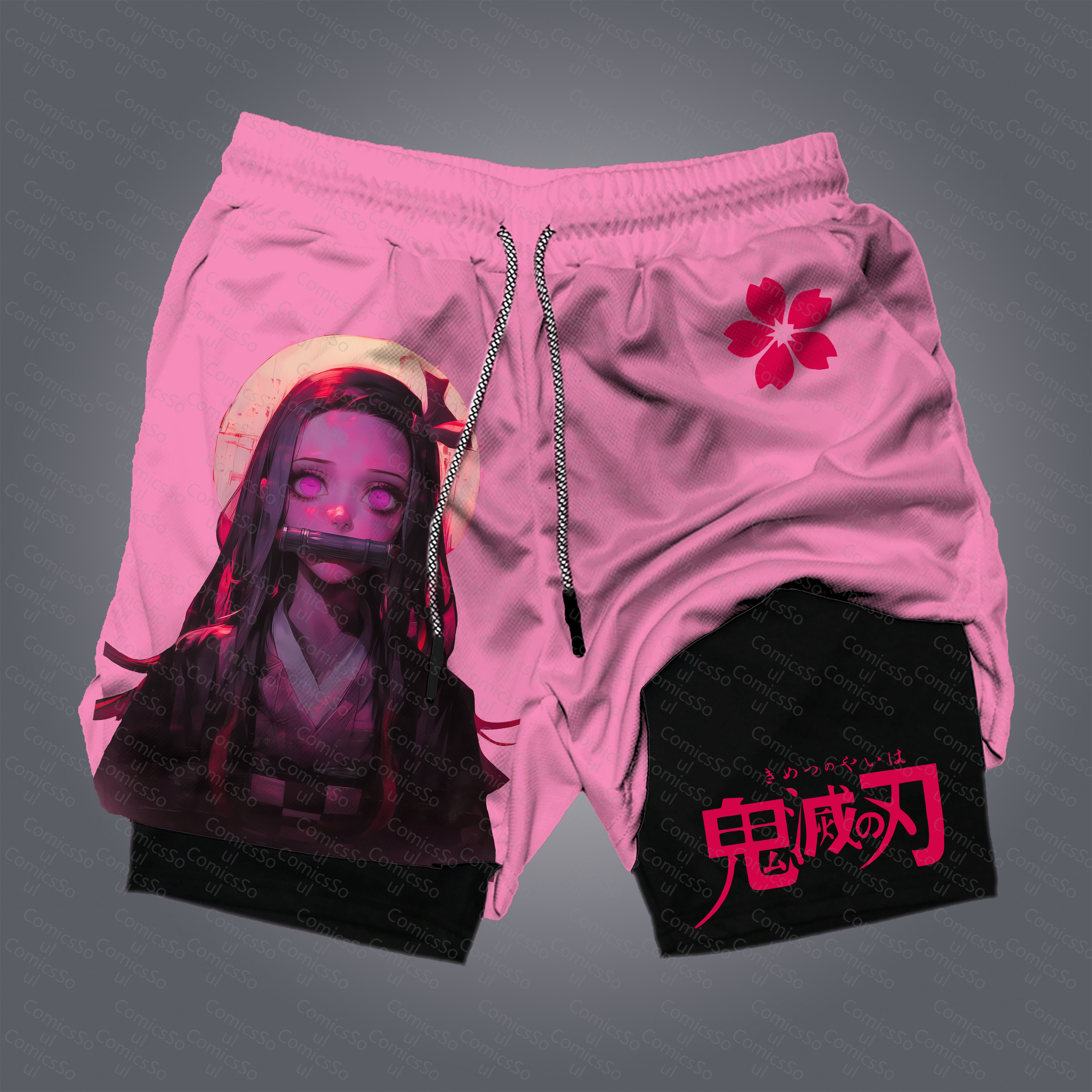 Unisex  “Comicssoul” Casual Anime Streetwear Shorts