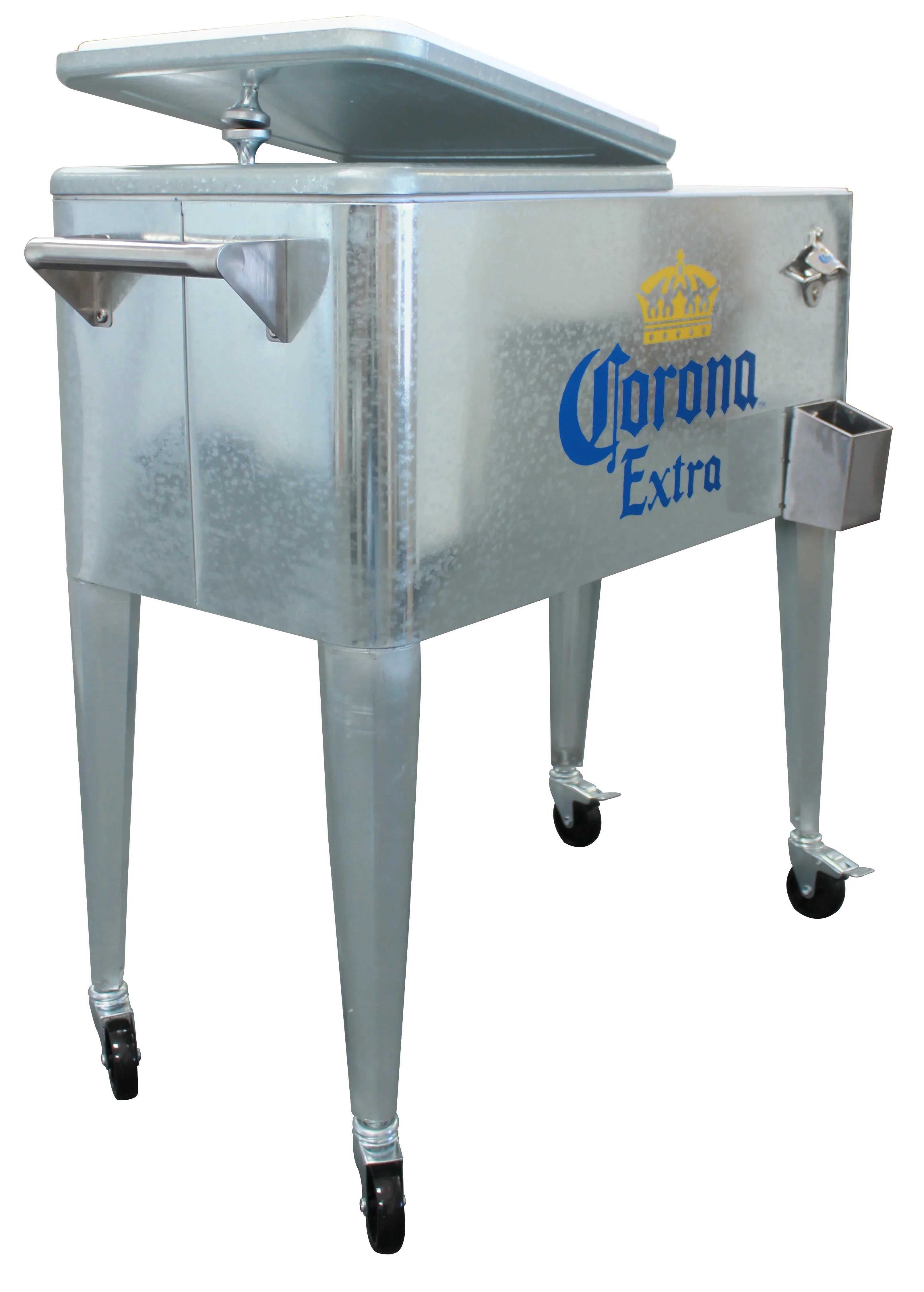 Leigh Country Galvanized Corona Outdoor Cooler, Silver, 80 Qt. - MC 47902 - Image 4 Leigh Country Galvanized Corona Outdoor Cooler, Silver, 80 Qt. - MC 47902 - Image 4
