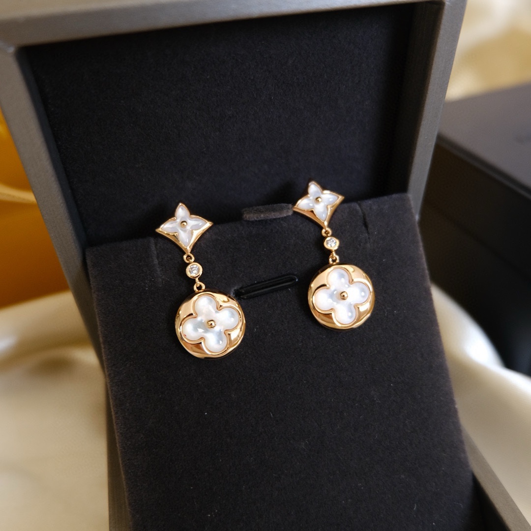 Louis Vuitton Color Blossom Long Earrings - Original Replica Club