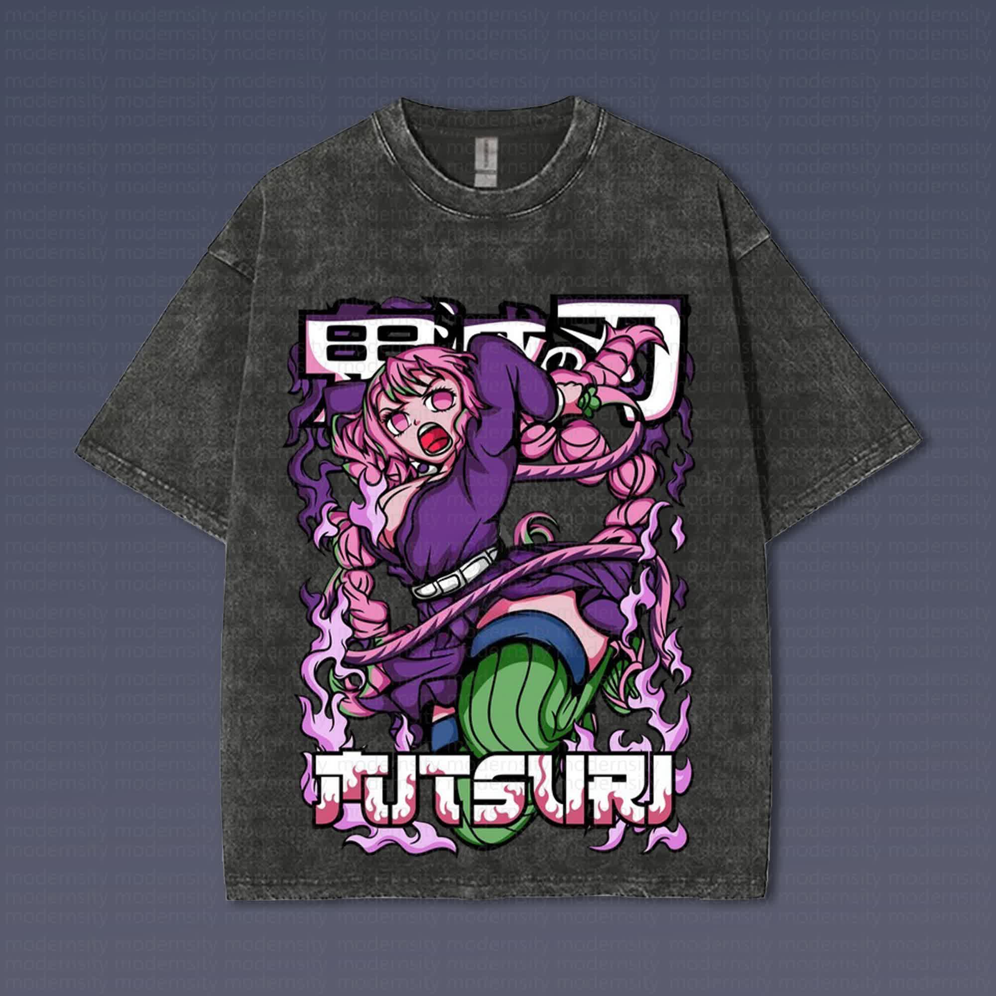 Unisex Anime Inspired Vintage T-Shirt丨Comicssoul