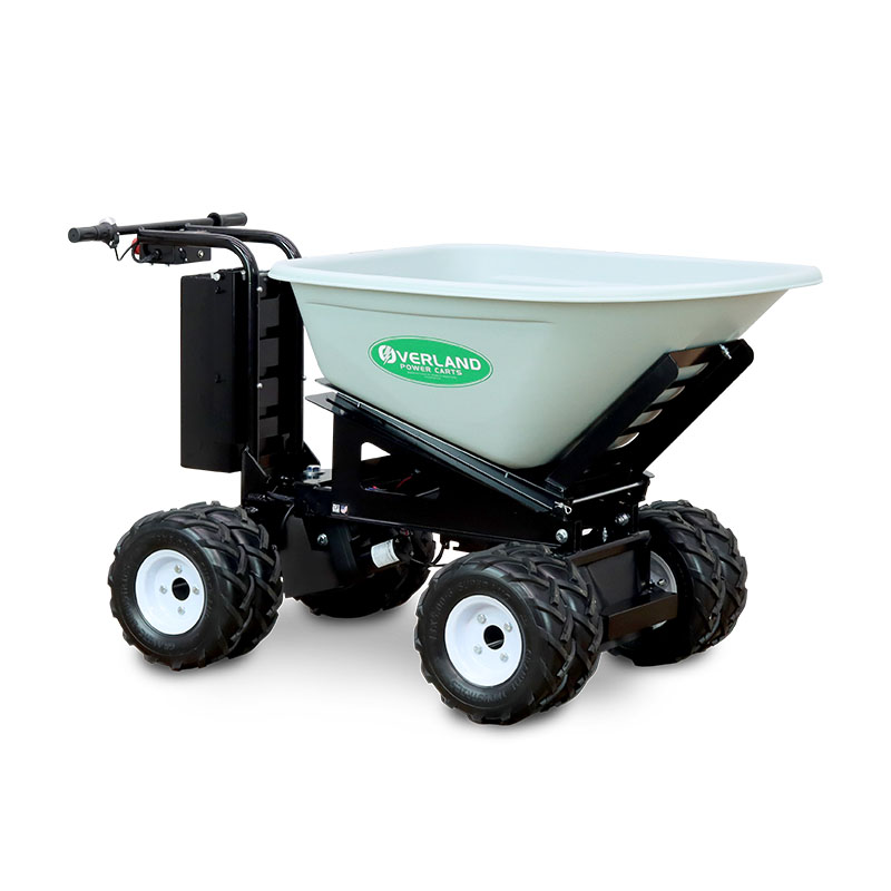 WAYFAIR Overland Electric Wheelbarrow ?C 8 Cu. Ft. With 4WD, Power Dump And Extended Range Battery