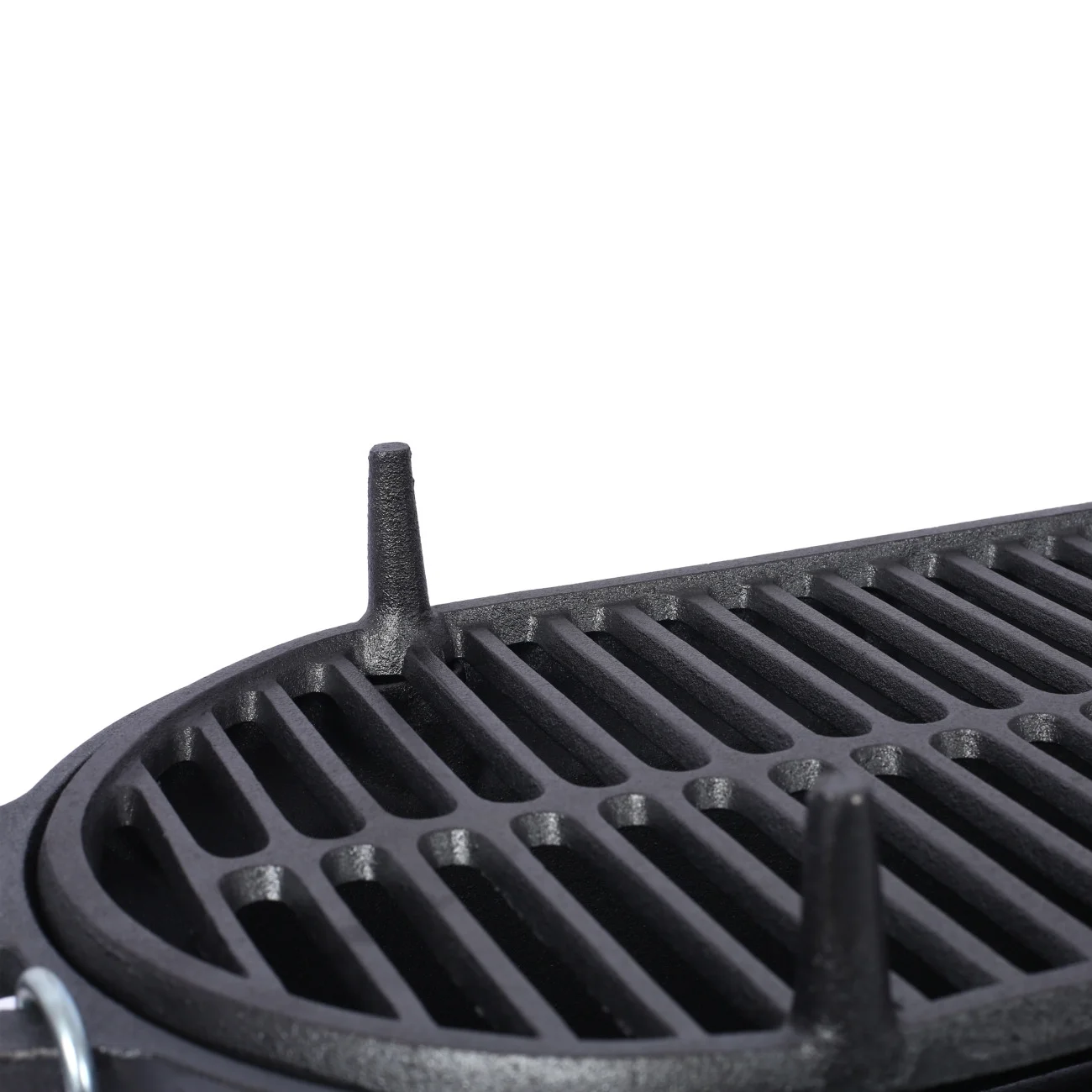 Hibachi Grill, 16" Portable Cast Iron Outdoor Tabletop Grill, Handled Mini Japanese BBQ Charcoal Stove, Small Durable Camping Cast Iron Grill with Grate Hook - Image 14