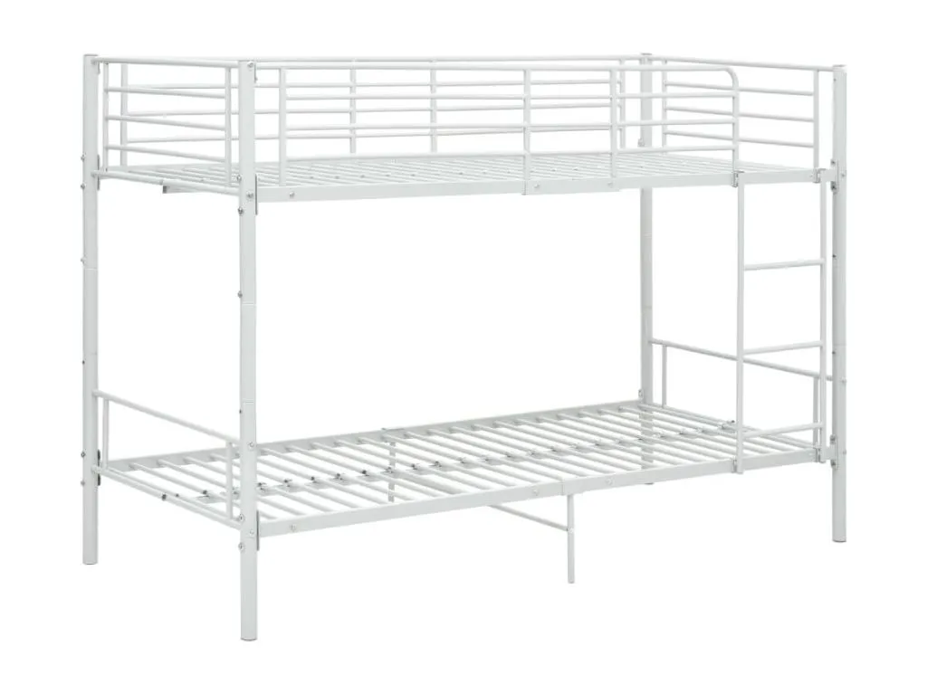 Cama litera de Hogarve blanca 90x200 cm yaki28458