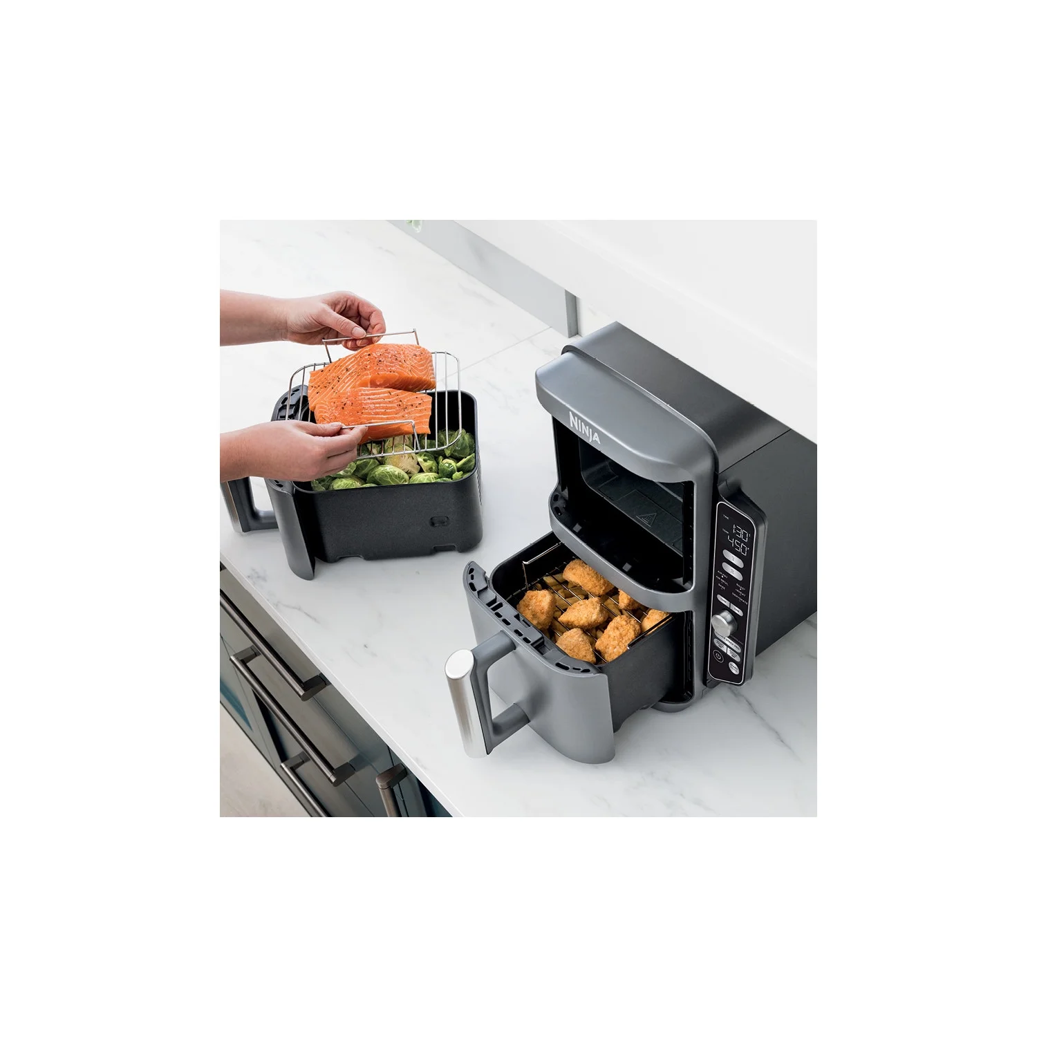 Ninja DoubleStack XL 10 QT 2-Basket Air Fryer - Image 22