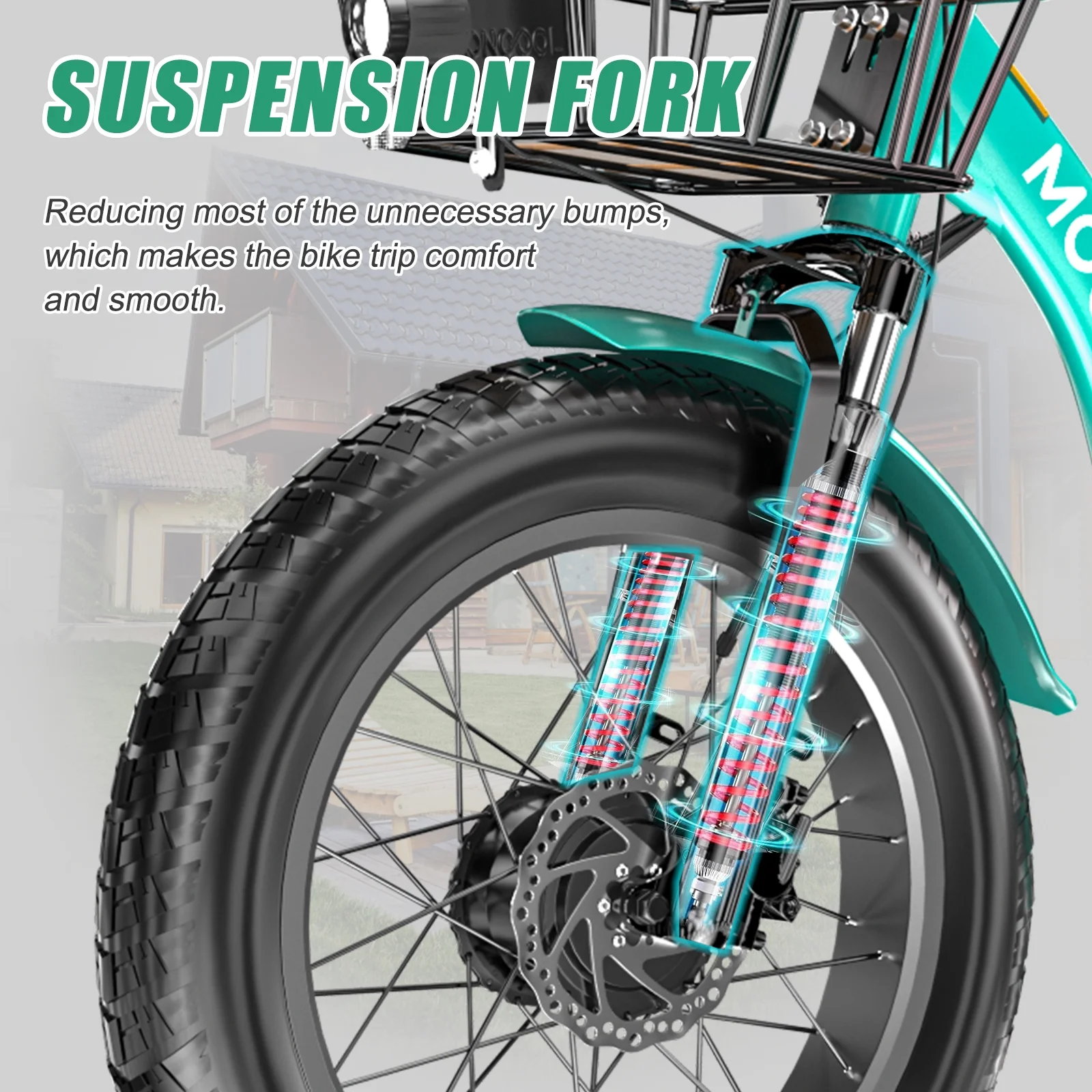 20" x 4" Fat Tire Electric Tricycle for Adult, 7 Speeds Electric Trike 48V 500W Motorized Tricycle , Electric Three Wheels Bicycle for Senior, Aluminum Frame & Rear Basket ,16mph - Image 22