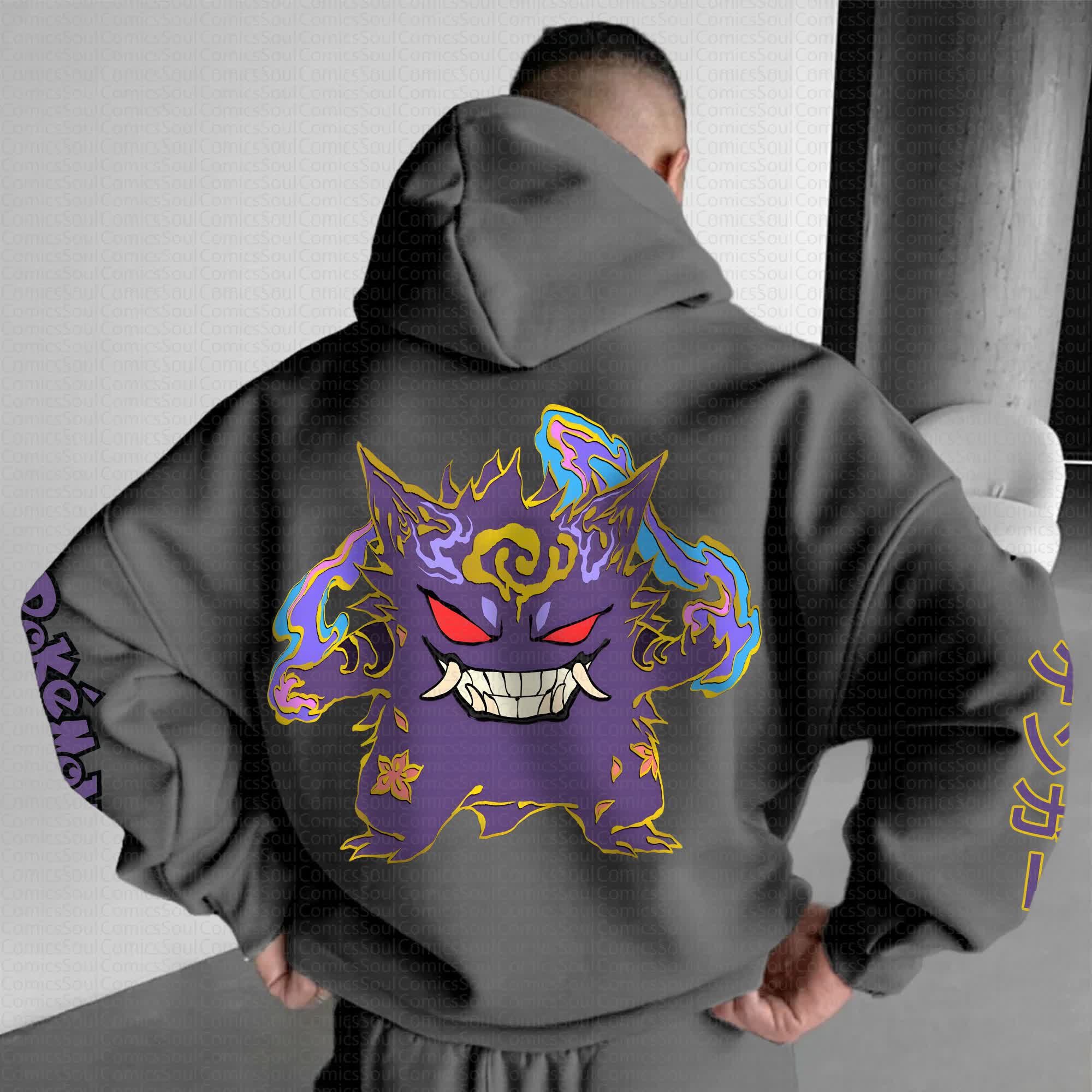 Unisex “Comicssoul” Anime Graphic Streetwear Vintage Hoodie