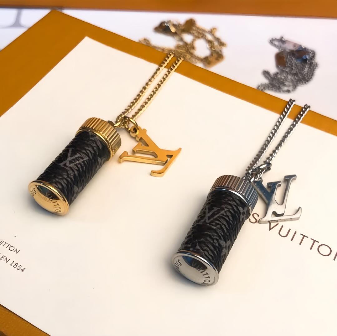 Louis Vuitton Perfume Bottle Necklace - Original Replica Club