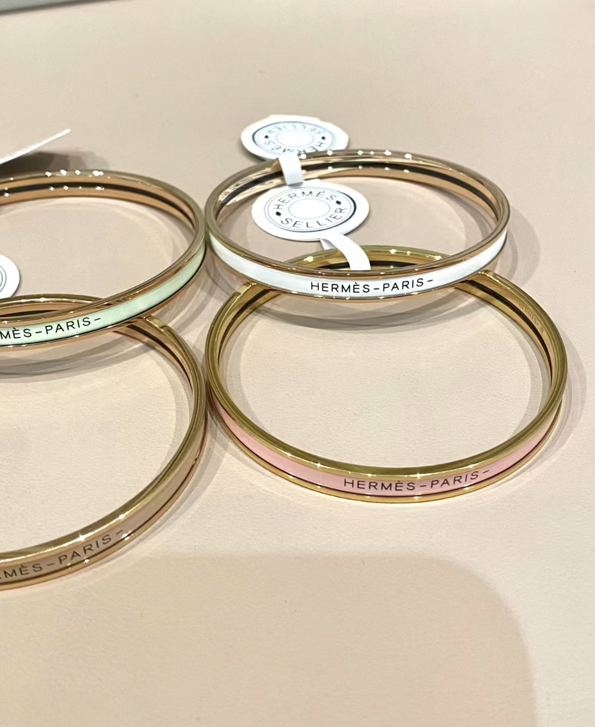 Hermes Colorful Enamel Bracelet Bangle - Original Replica Club