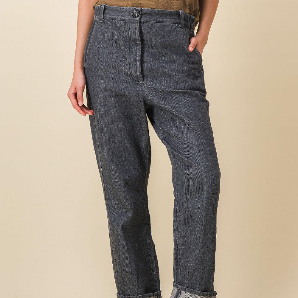 SIXSOEURS - Jeans Marley - Gris