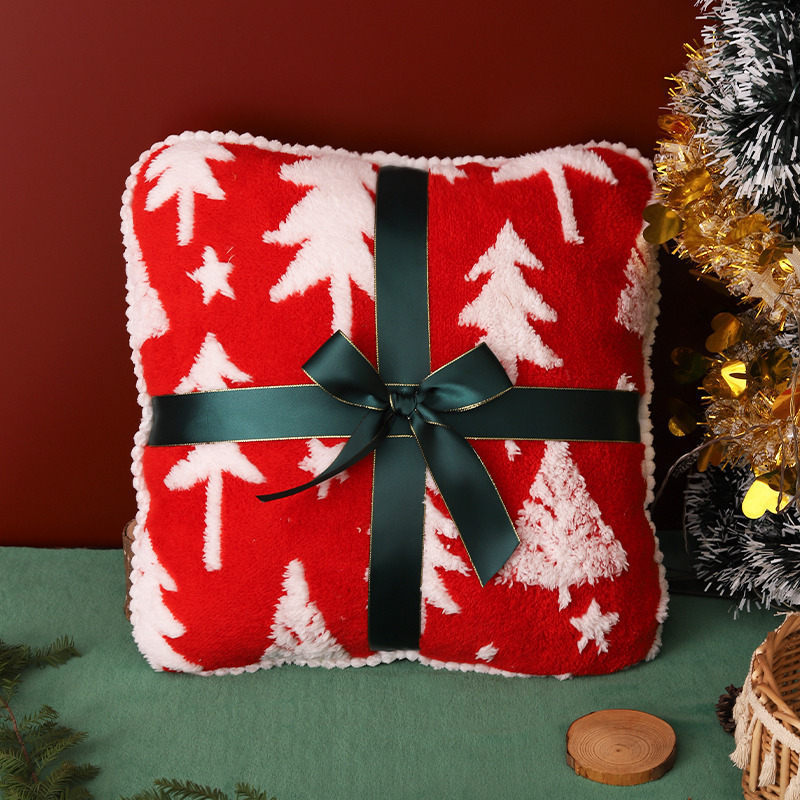 Christmas Shaped Plush Stuffed Pillow Snowman Tree Candy Cane Decorative Throw Cushion Kids Holiday Xmas Gift