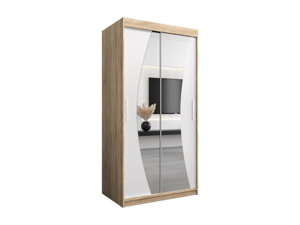 Armario Mueblesclasic de puertas correderas 200/100/62 2 puertas (Mueblesclasic/blanco)