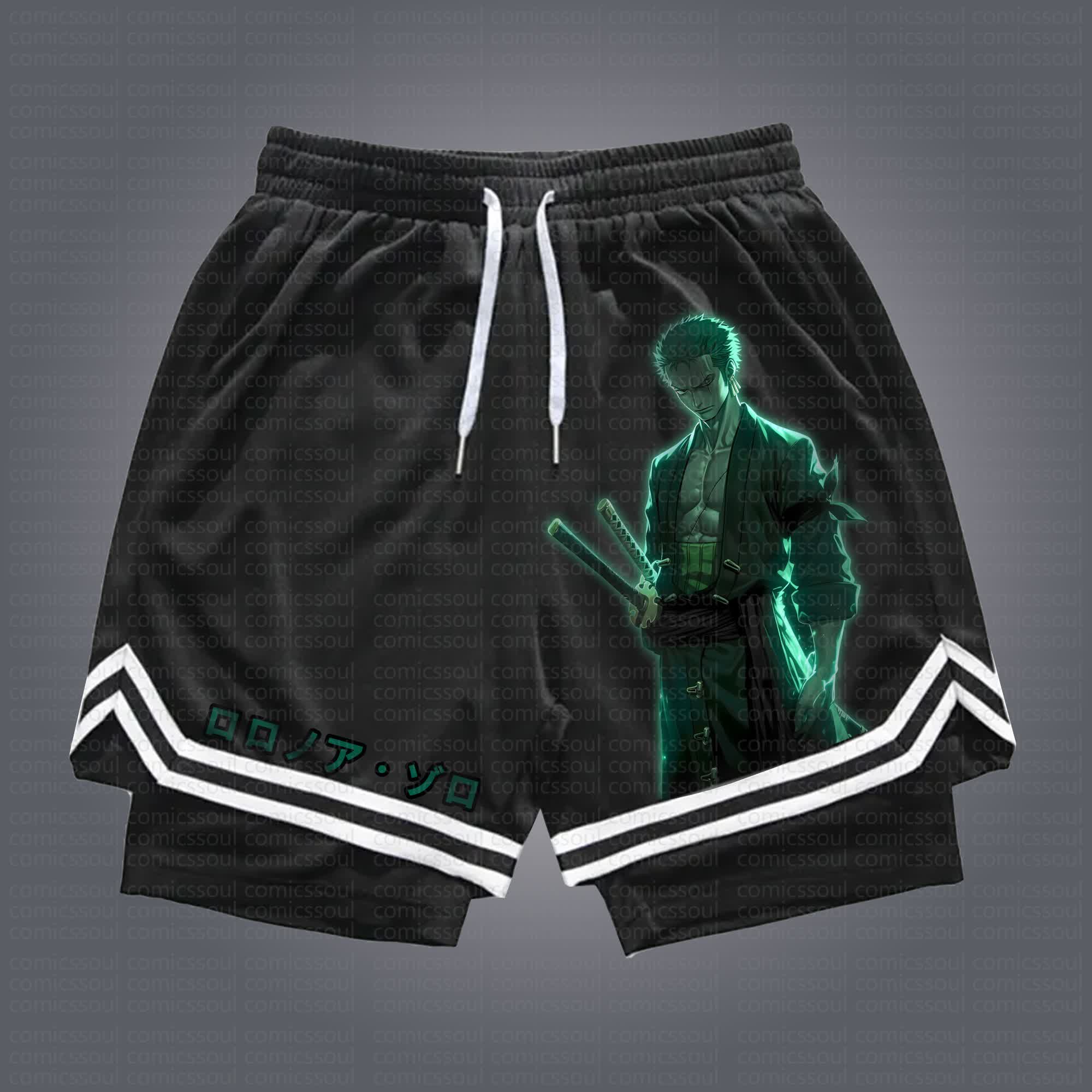 Unisex Casual Anime Streetwear Shorts 丨Comicssoul