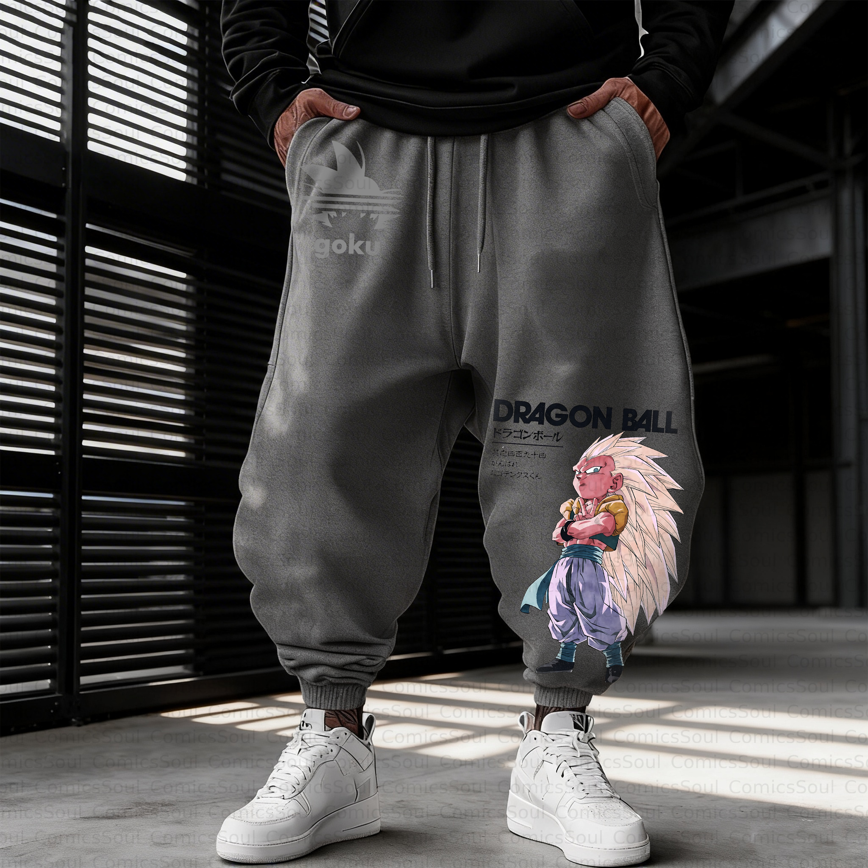 Unisex Casual Anime Streetwear Pant