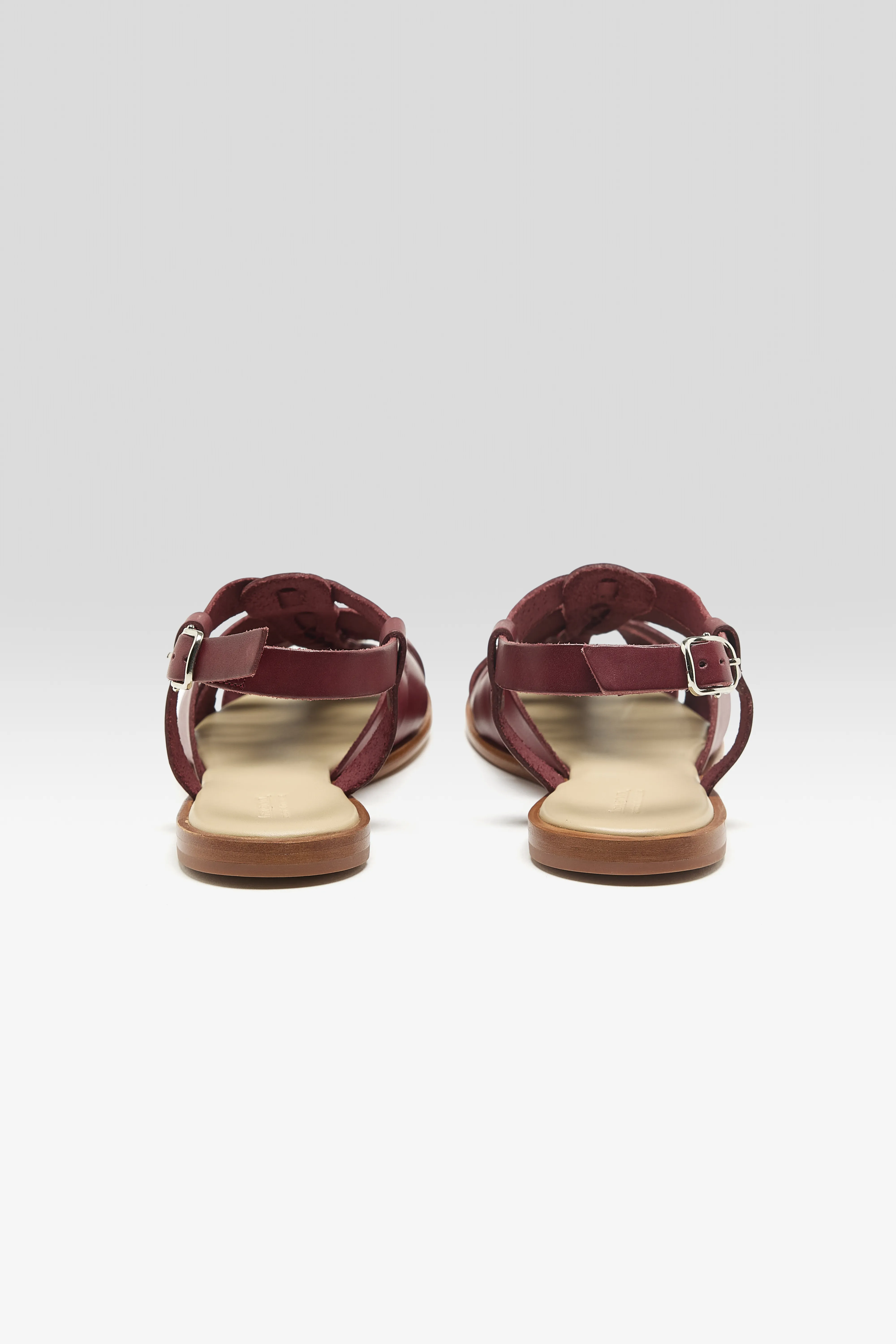 Bellerose Pescador Leather Sandals  (261 / W / BORDEAUX)