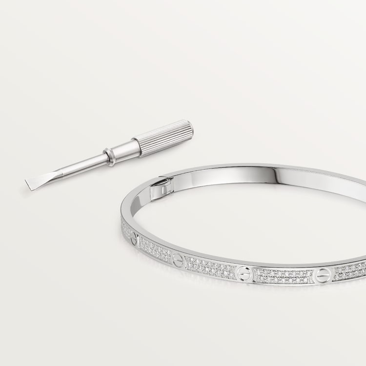 Replicate LOVE bracelet, small model, paved(1:1 replica) - Original Replica Club