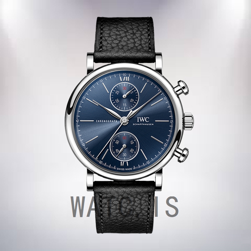 IWC Portofino Chronograph IW391408 Men's 43mm/39mm Blue Dial Automatic