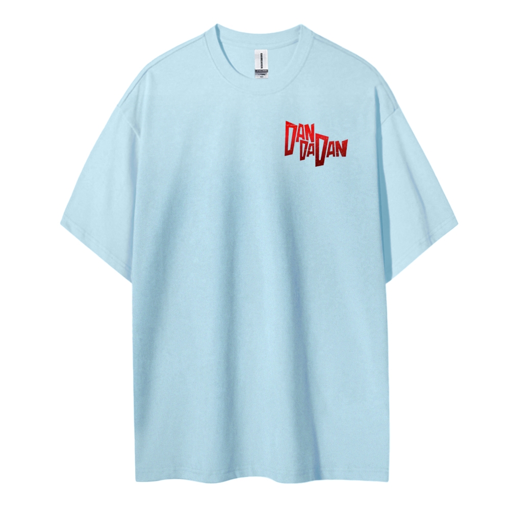 DANDADAN Cotton Unisex Round Neck Anime T-shirt TeeThreads Sustain the Scene with Custom Apparel
