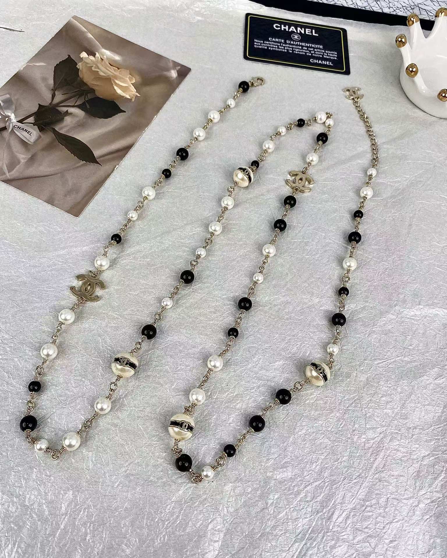 Chanel Long Sweater Necklace - Original Replica Club