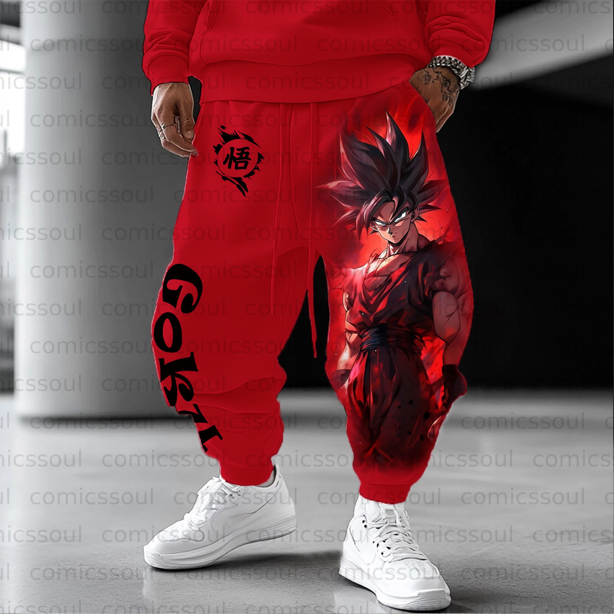 Unisex Anime Inspired Vintage Pants