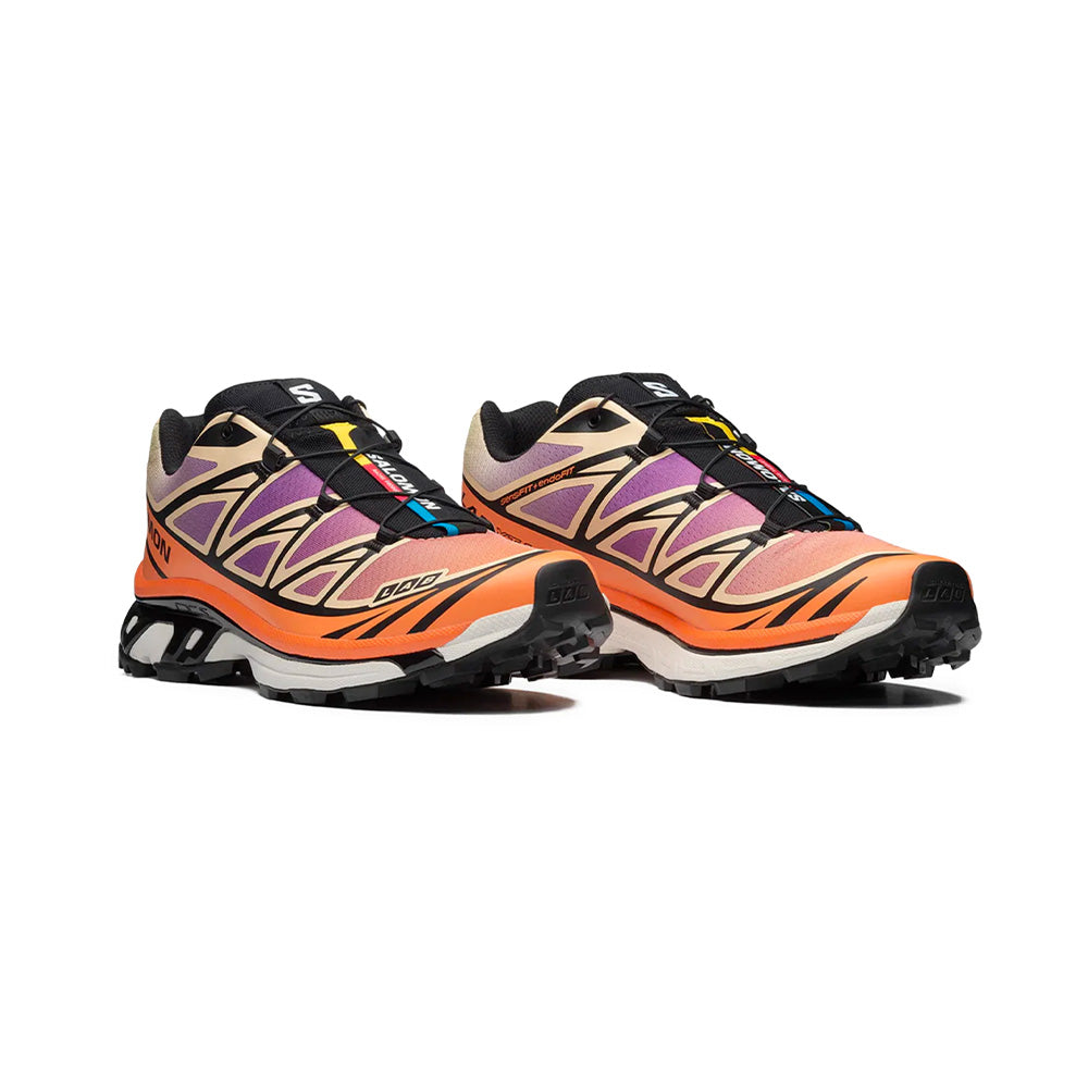Salomon - Baskets XT-6 - Noir Crème et Dragon